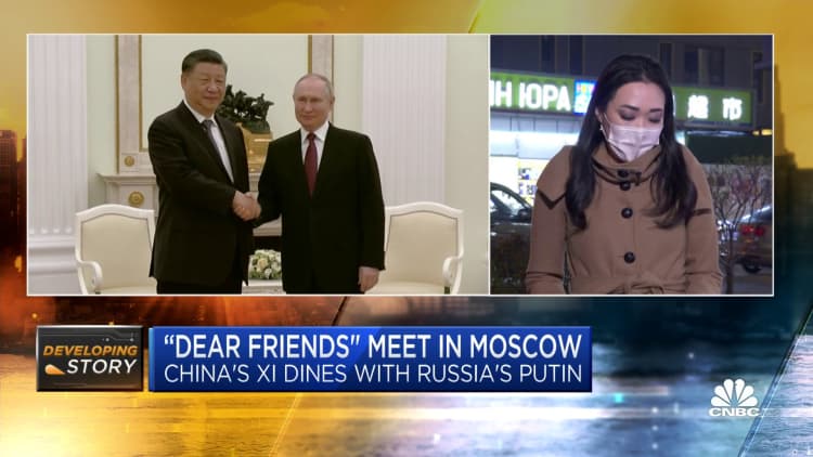 Official Putin-Xi talks underway as Russia, China seek to strengthen ties
