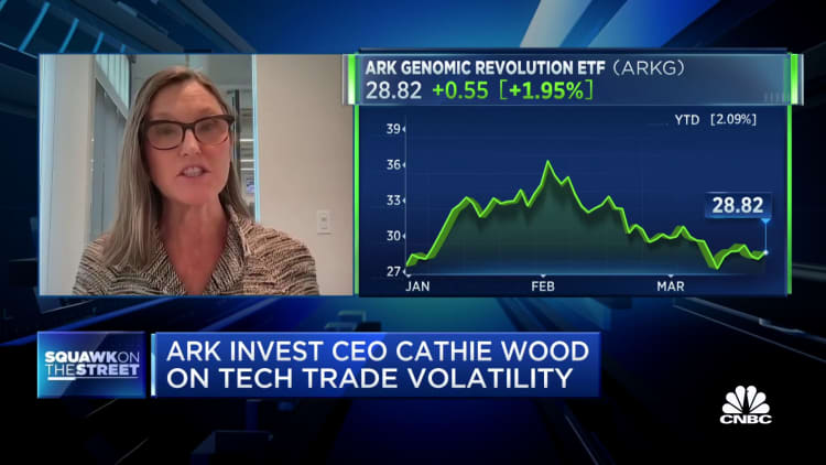 Stocks that are cyclical are going to face severe challenges, says ARK Invest's Cathie Wood