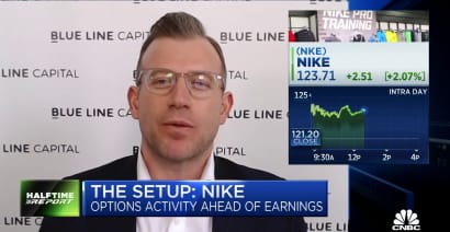 Blue Line's Bill Baruch on Nike options activity ahead of earnings