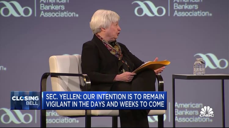 Treasury Sec. Janet Yellen: American public should be confident in the U.S. banking system