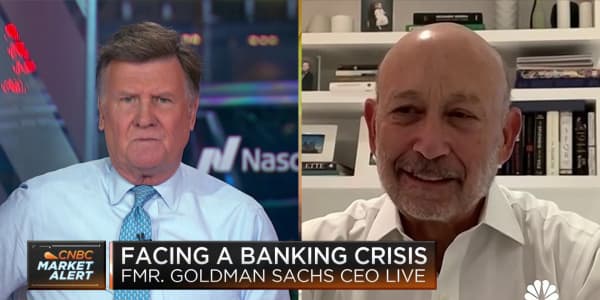 Banking crisis looks much different than 2008, says former Goldman CEO Lloyd Blankfein