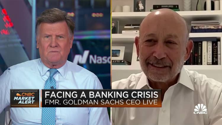 Banking crisis looks much different than 2008, says former Goldman CEO Lloyd Blankfein