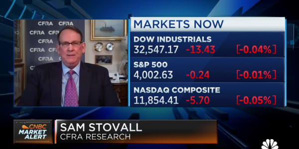 Fed won't cut rates until the beginning of 2024 at the earliest, says CFRA's Sam Stovall