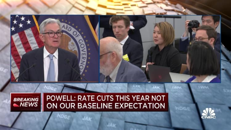 I do still think there's a pathway to a soft landing, says Fed Chair Powell