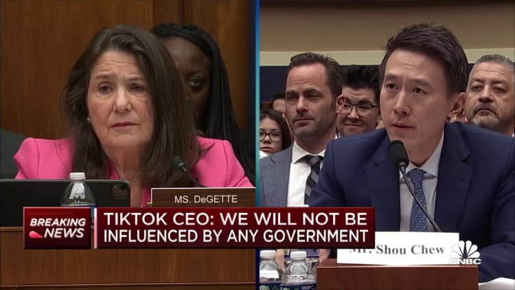 TikTok CEO Shou Zi Chew: Need to address and invest in fighting dangerous misinformation