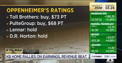 We think there's a number of tailwinds here for the homebuilders, says Oppenheimer's Batory