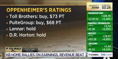 We think there's a number of tailwinds here for the homebuilders, says Oppenheimer's Batory
