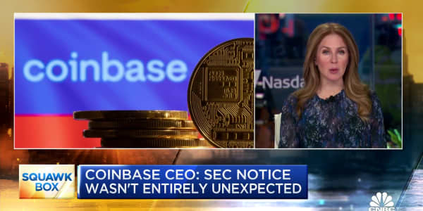 Coinbase CEO says SEC notice wasn't entirely unexpected