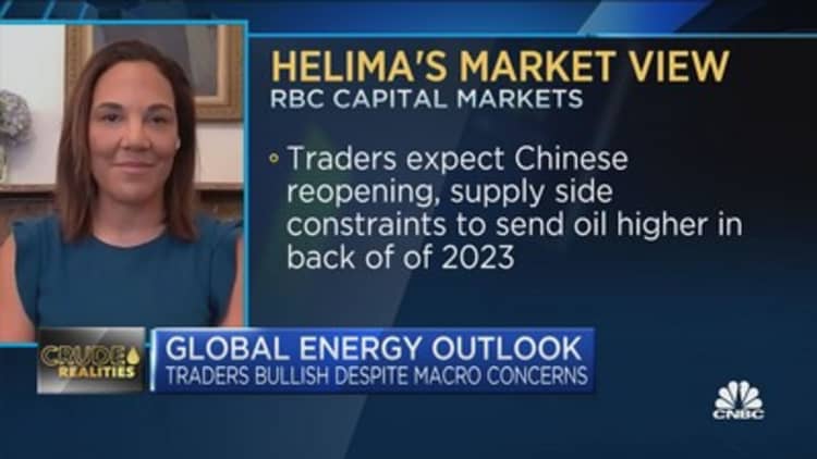 Croft: Oil traders are walking back their forecasts but they do expect a better back half of the year, mostly on Chinese demand