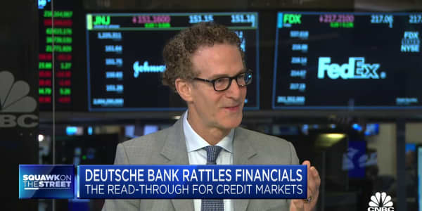 Deutsche Bank is too big to fail — we think management has a good handle on it, says Marathon's Bruce Richards