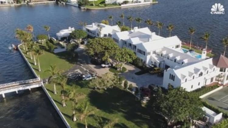 CNBC tours Palm Beach's only private island