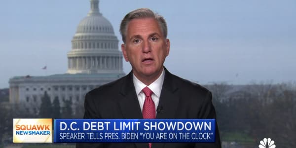 House Speaker Kevin McCarthy: Debt ceiling negotiations have made no progress