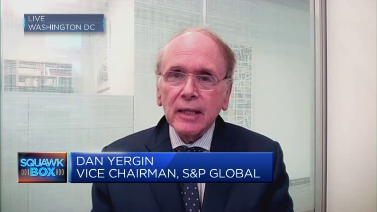 'Stabilized' banking situation likely led to some of the increase in oil prices, says Dan Yergin