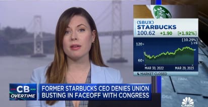 Former Starbucks CEO Schultz grilled by Congress on union policy