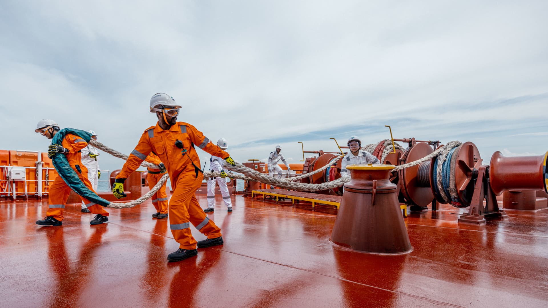 PlayStation, treasure hunts and natural wonders: What life is like onboard a giant oil tanker
