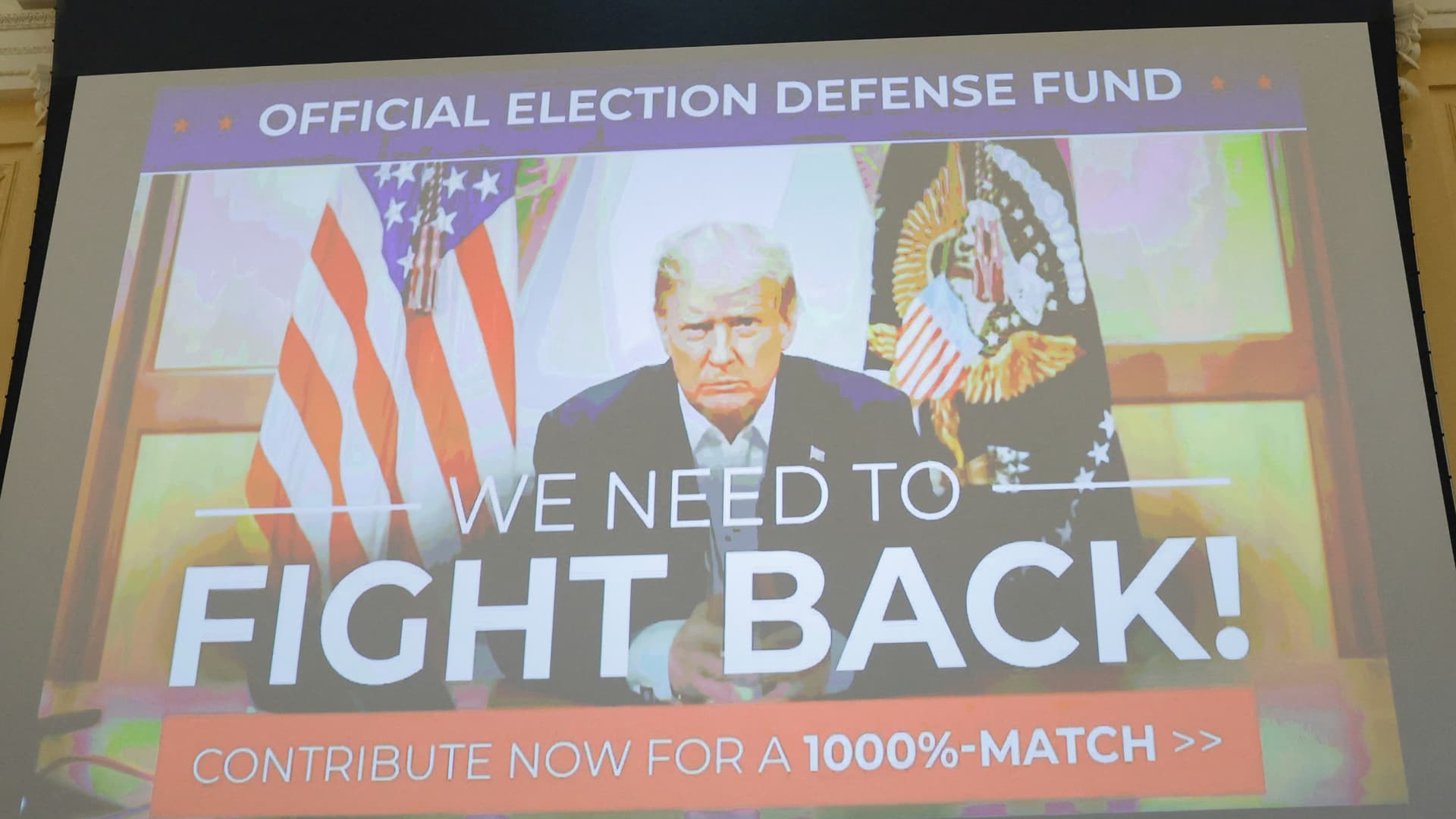Trump campaign uses newly restored Facebook page to fundraise off indictment