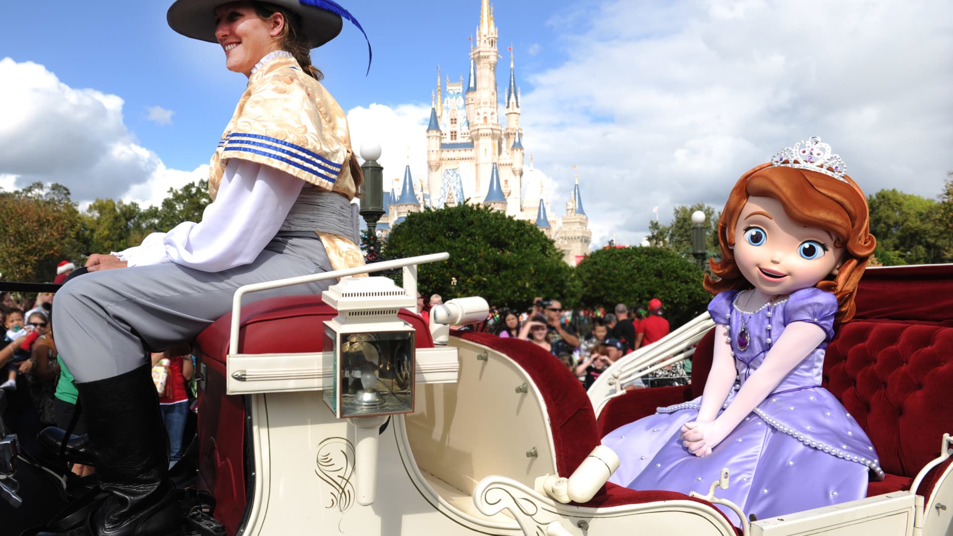 Horse-drawn carriage rides, footgolf (a blend of soccer and golf) and princess makeovers for children are all part of Disney's Enchanting Extras Collection.