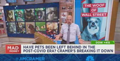 Cramer's brushing up on the top players on the pet space to gauge their next move