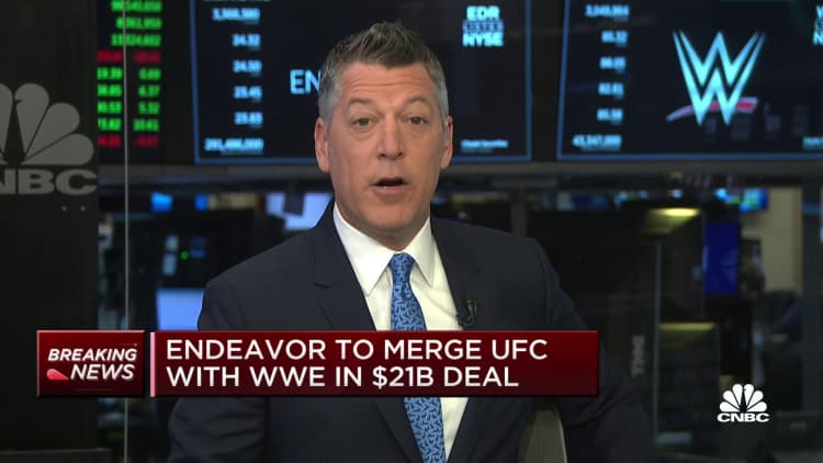 Endeavor to merge with WWE for a $21 billion dollar deal