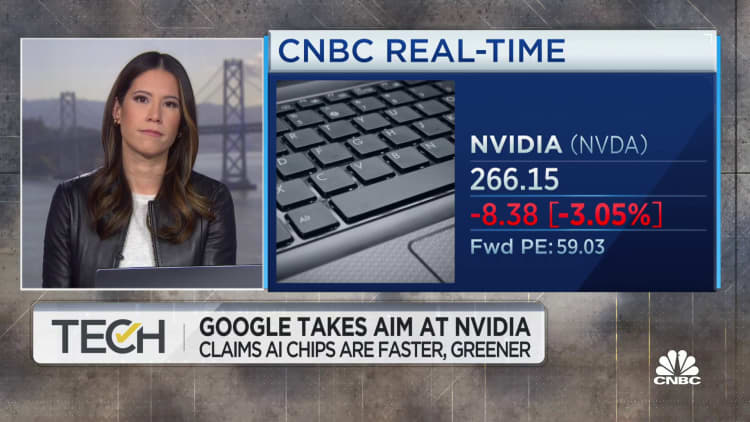 Google takes AIM at Nvidia, claims AI chips are faster, greener
