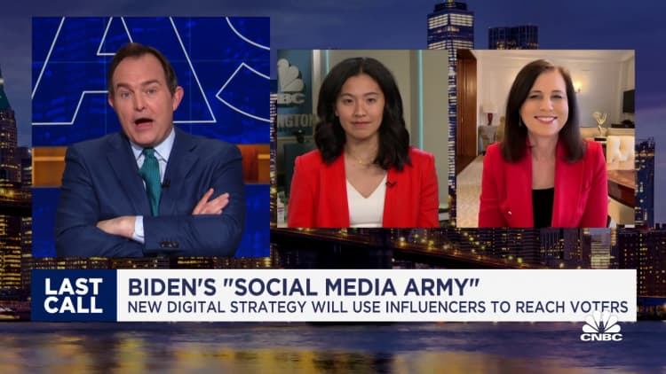 Biden's 'social media army:' New digital strategy uses influencers to reach voters