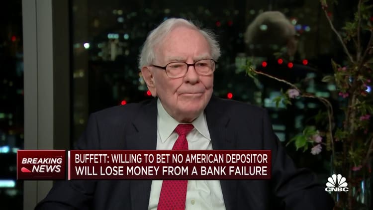 Warren Buffett on banking crisis fallout: We're not not through with bank failures