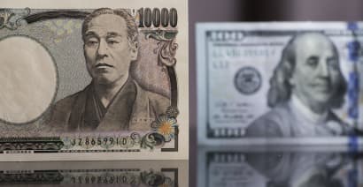 Yen breaks above 145/dollar level in choppy trading, dollar firm