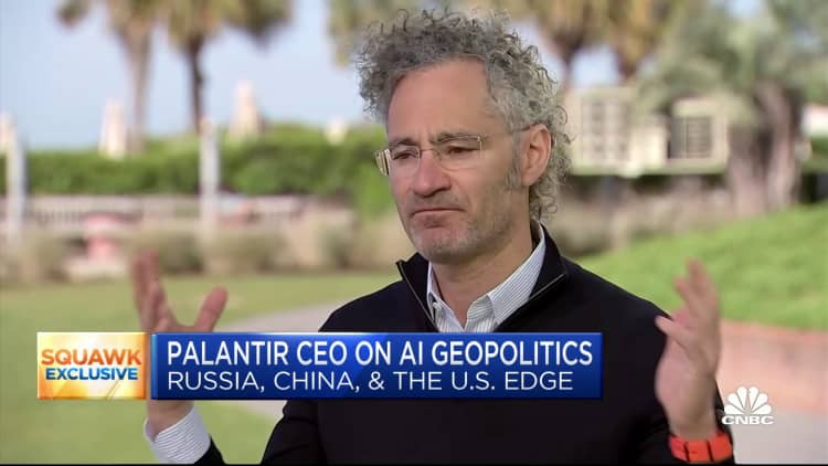 Palantir CEO: Real value in A.I. will be intersection of business ethics and large language models