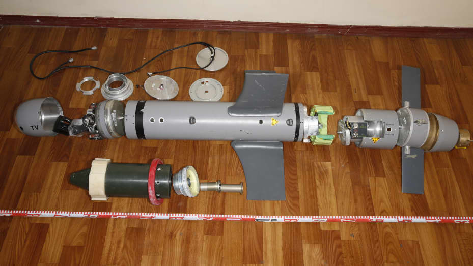 Qaem-5 precision-guided munition, documented by Conflict Armament Research.