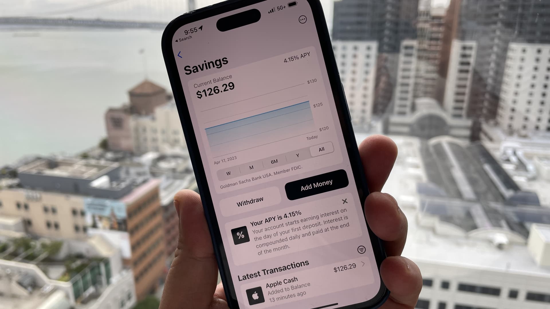 How to set up Apple's new savings account on an iPhone