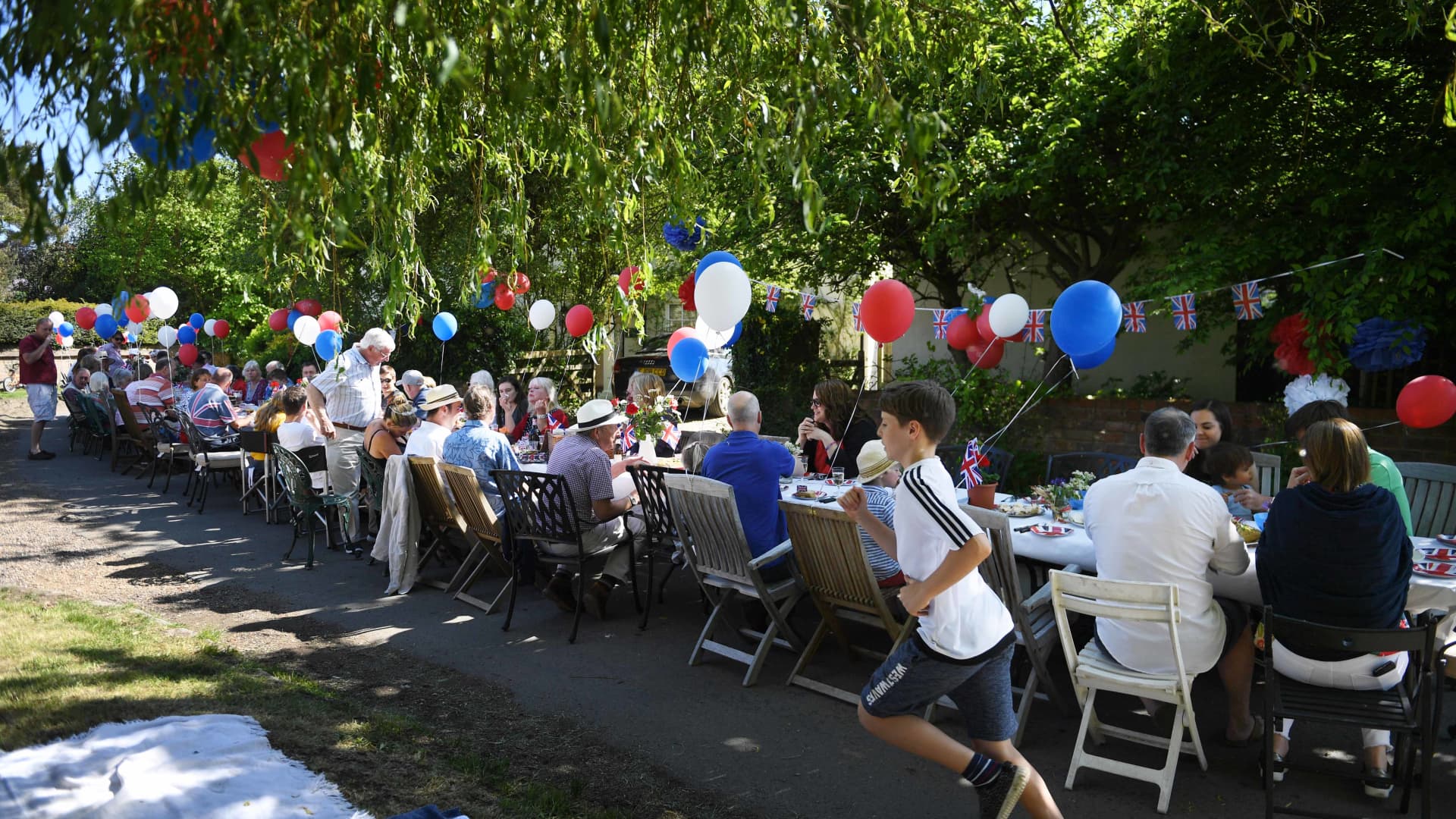 Street parties are a quintessentially British way to celebrate royal occasions, with neighbors and local communities typically gathering outside to share food, drinks and games.