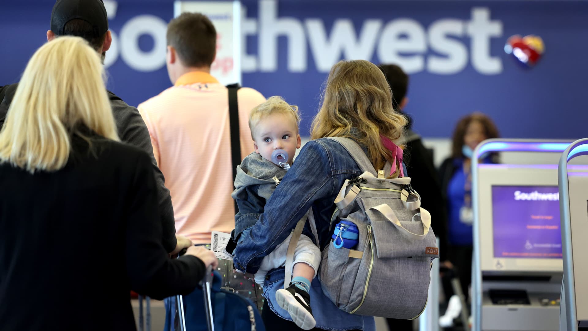 More than half of Southwest Airlines flights delayed after technology problem paused departures