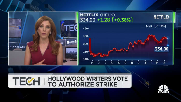 Hollywood writers vote to authorize strike