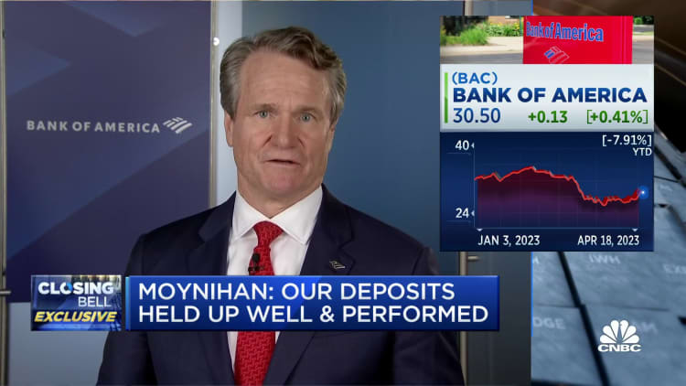 BofA's deposits are inherently sticky based on our customer base, says CEO Brian Moynihan