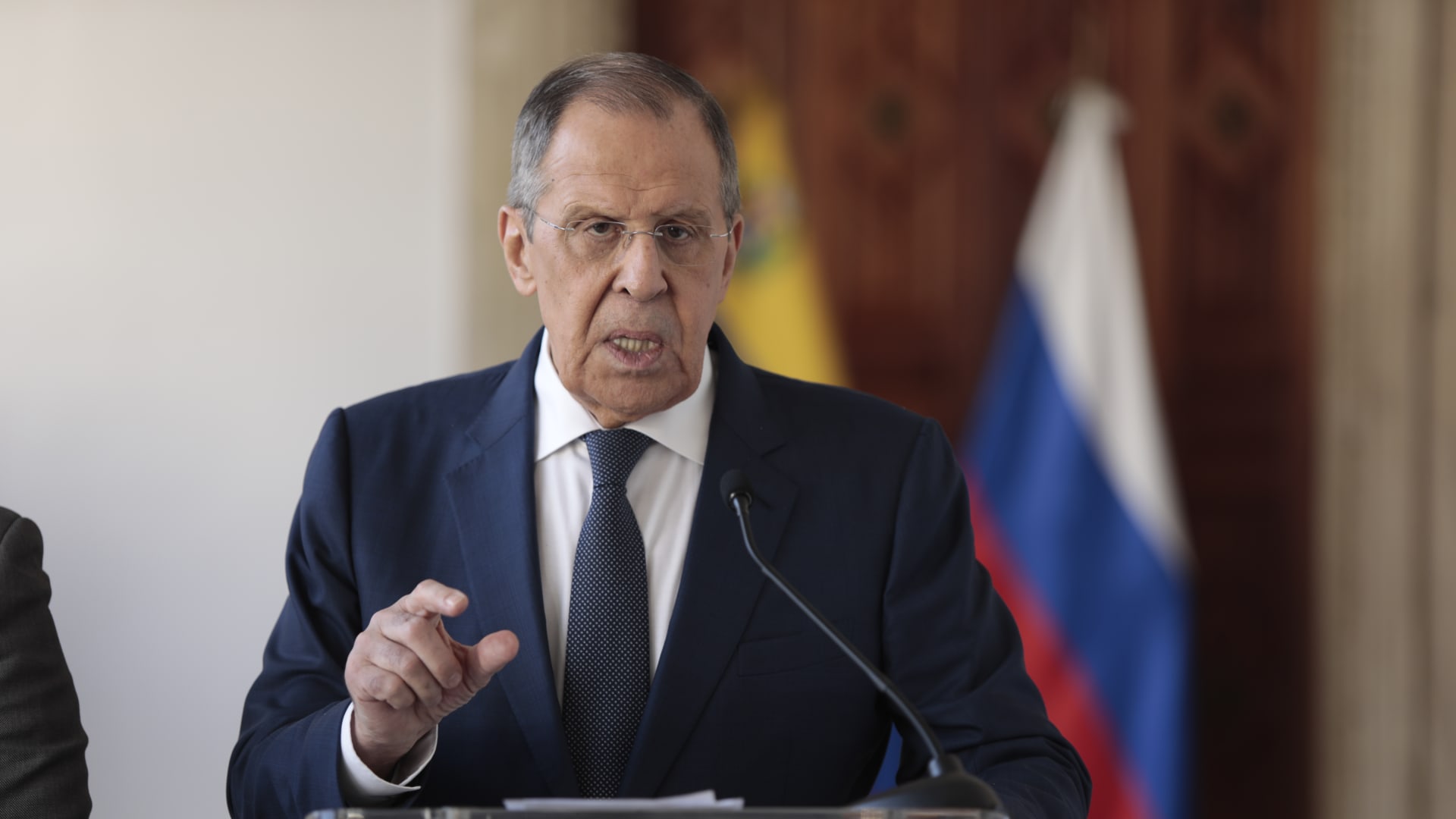 Russian Foreign Minister Sergei Lavrov's latest comments come as he carries out a tour of Latin American countries this week, a trip seen as a way for Russia to cement its alliances with countries in the region.