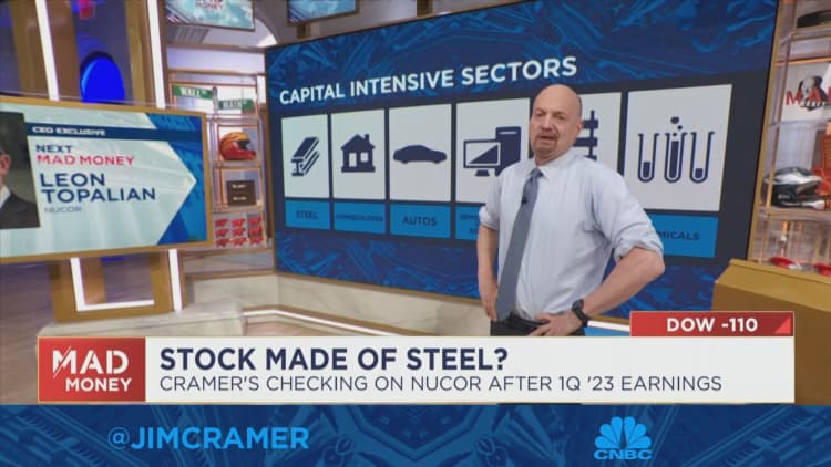 Jim Cramer looks at how a potential recession could impact your profits