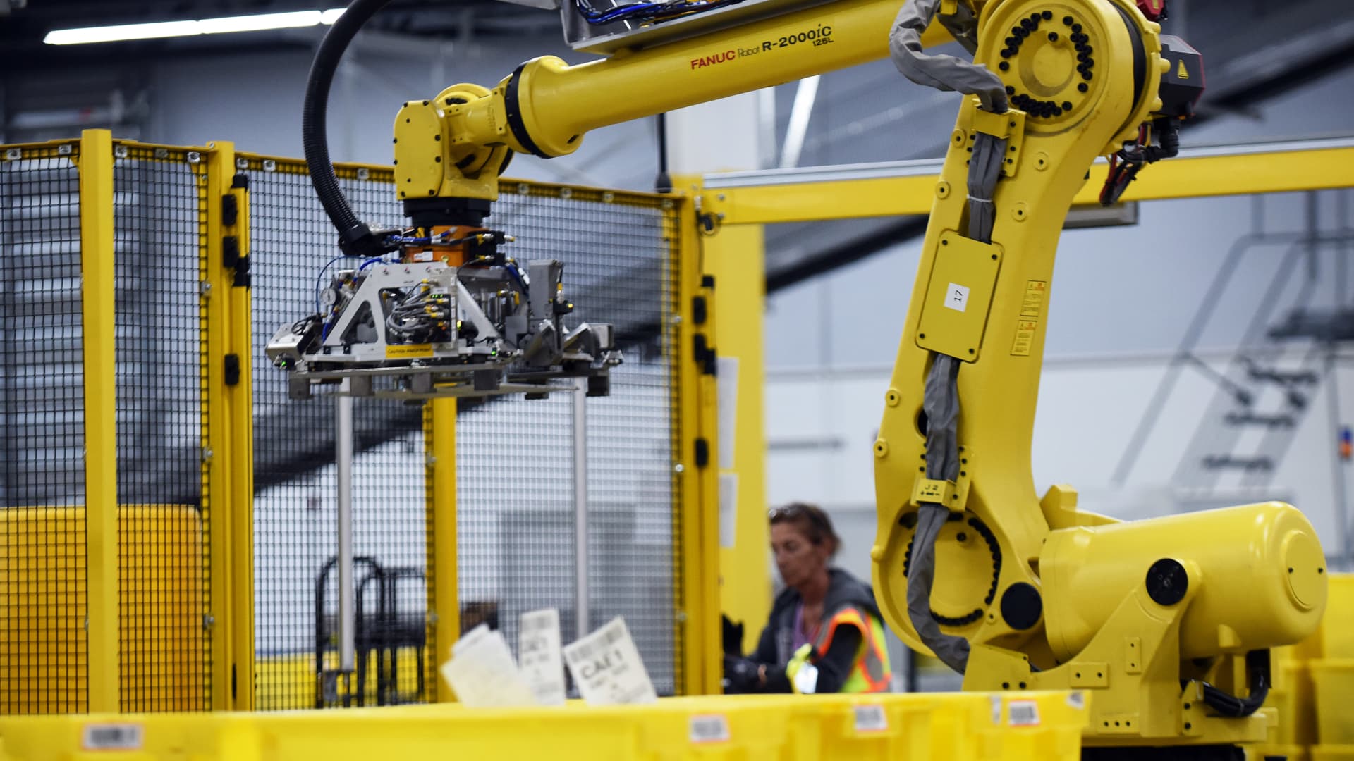 Top Amazon exec says it's a 'myth' robots steal jobs