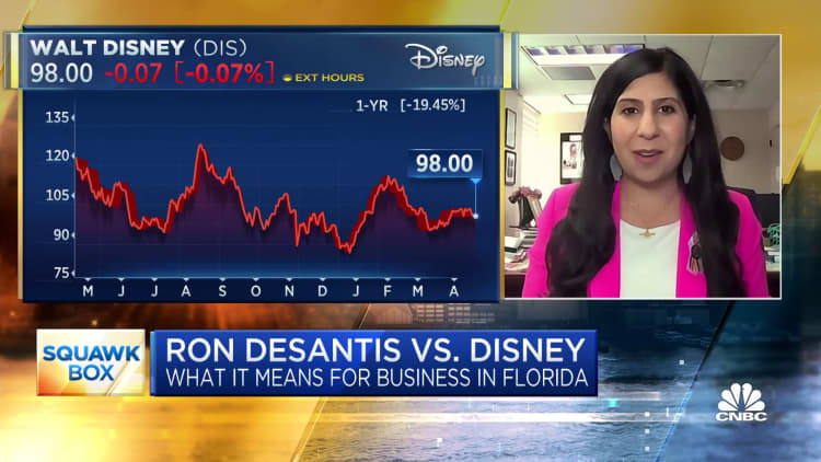 Desantis Vs. Disney: What it means for business in Florida