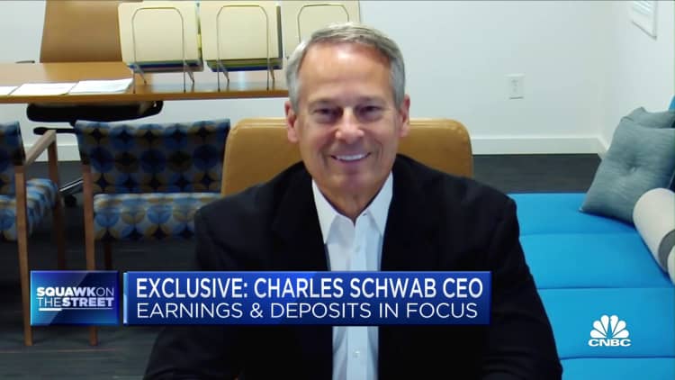 Charles Schwab CEO: The cash sorting trajectory is now moderating