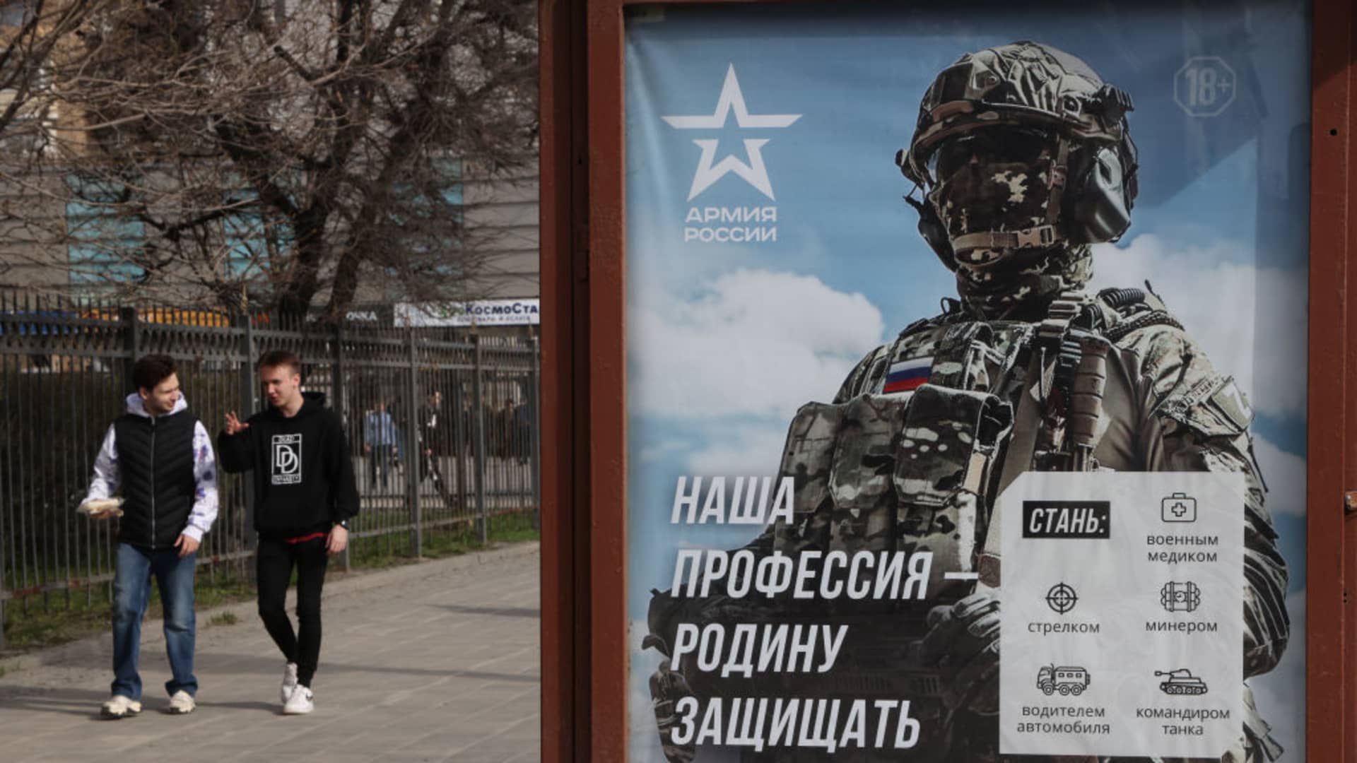 Be ‘a real man,’ Russia tells potential recruits as it looks to bolster armed forces
