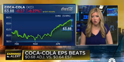 Coca-Cola beats on top and bottom lines