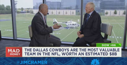 Jim Cramer sits down with Dallas Cowboys owner Jerry Jones ahead of the 2023 NFL draft