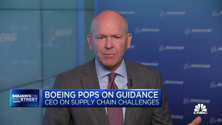 Boeing CEO on Q1 results: Gross loss related to 737 Max rework cost