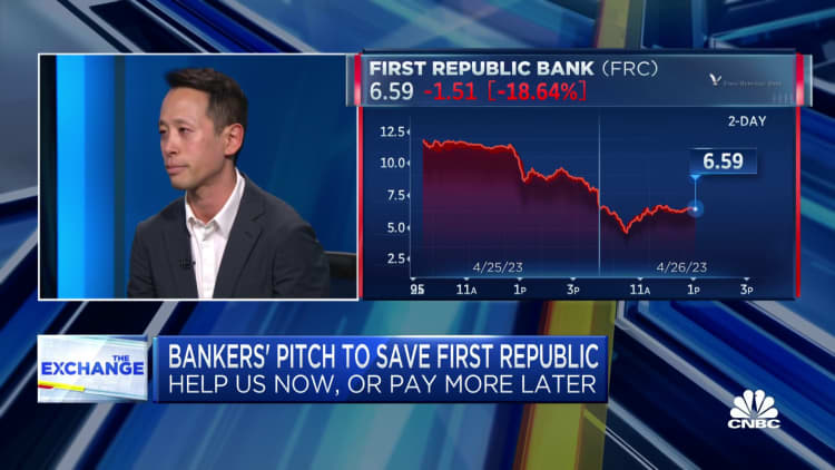 Banks propose plan to save First Republic Bank as stock hits all-time low