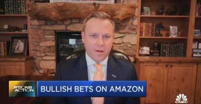 Options Action: Lookahead to Amazon earnings