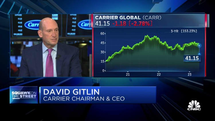 Carrier CEO David Gitlin on sustainability and acquiring Viessmann unit