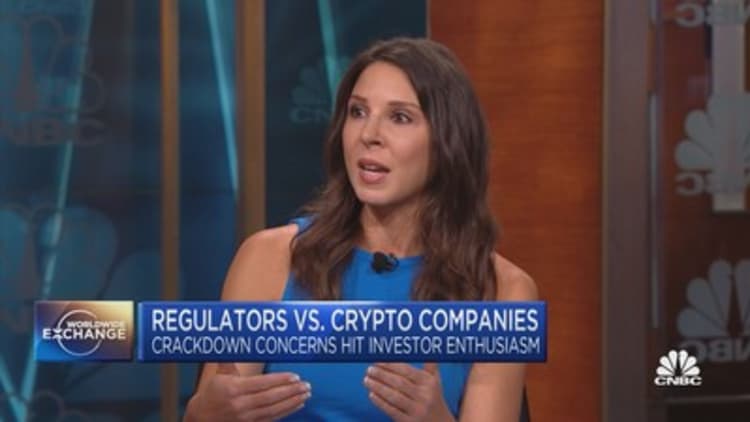 SEC fears of a crackdown have hit crypto investor enthusiasm