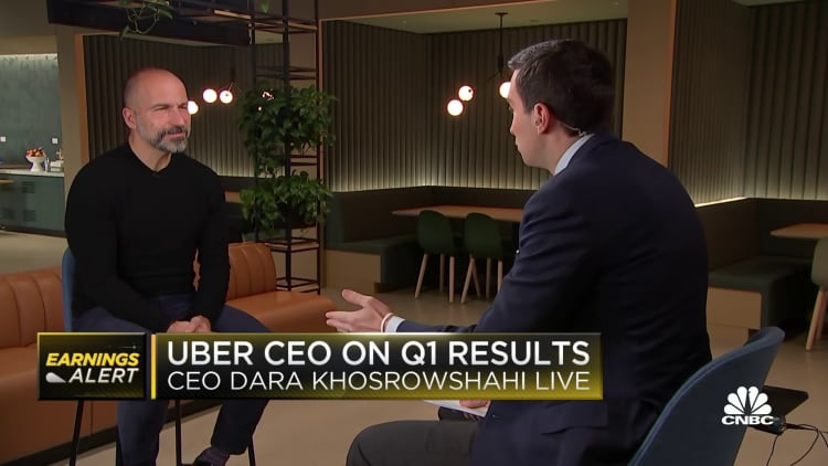 Uber CEO Dara Khosrowshahi on Q1 earnings