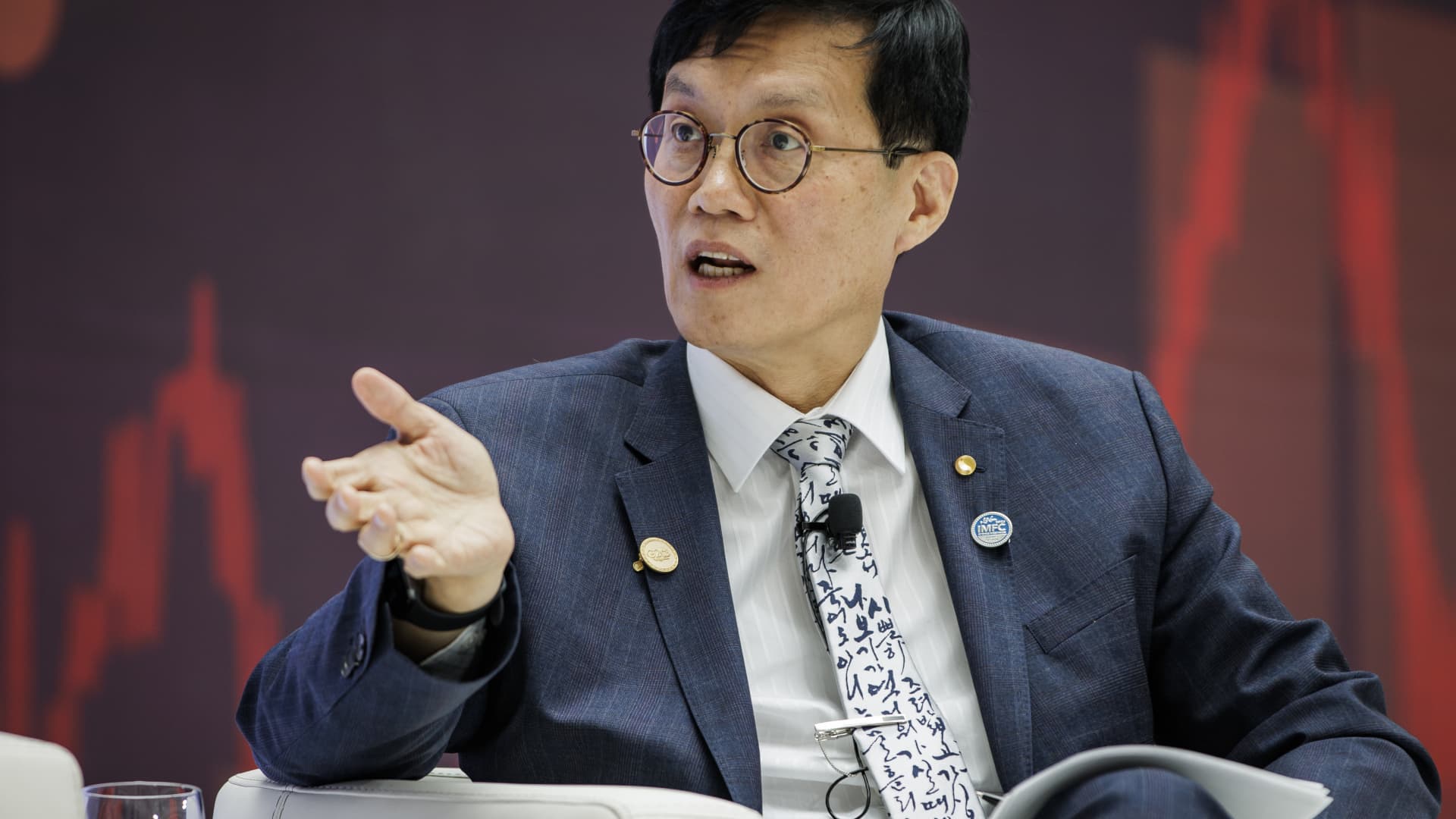 Bank of Korea chief says won volatility is a little 'excessive' and will intervene if needed