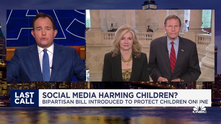 Sen. Blackburn says safety should come first on social media 'children have lost their lives'